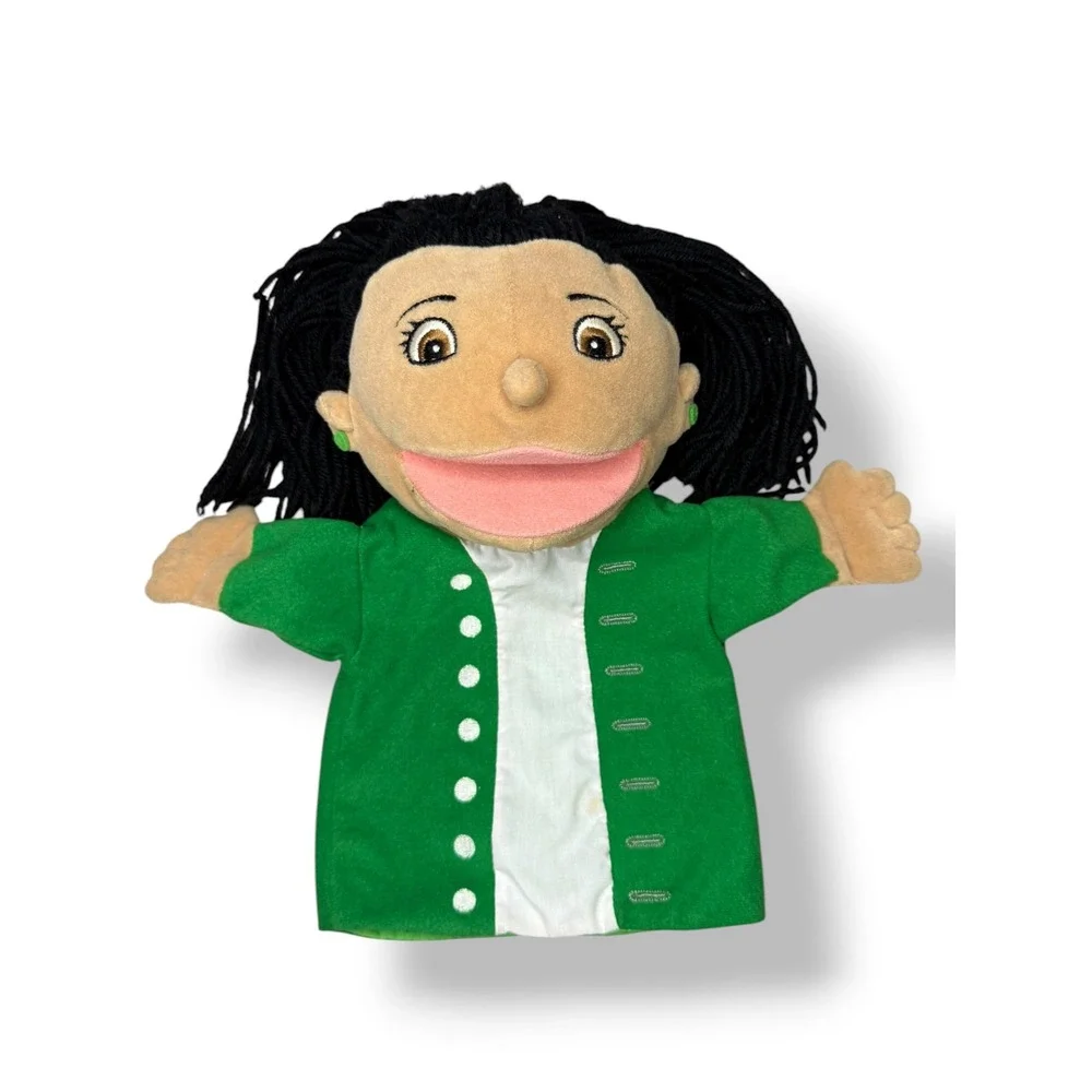 Lakeshore Learning Let's Talk! Kid Puppets Set of 4 Multi-Ethnic Hand Puppets